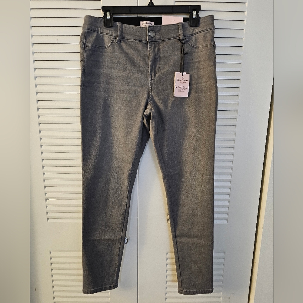 Juicy Couture Gray Skinny Stretch Jeans - Size 12